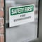 Signmission Fire Extinguisher OSHA Safety First Sign, Vinyl Decal, 10in W x 7in L, 2PK OS-2PACK-SF-D-710-L-10618 - alternate 2